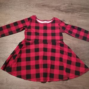 Buffalo plaid dress size 18-24m
